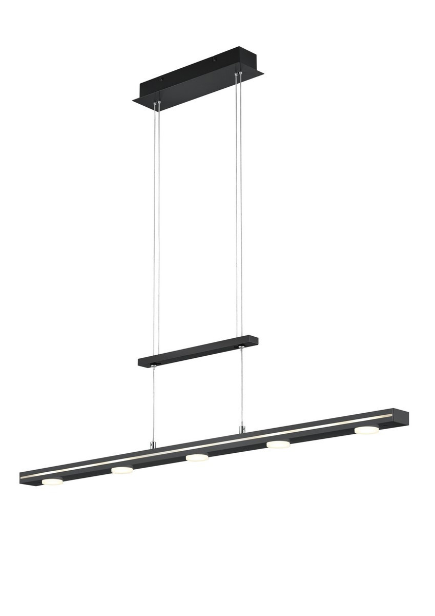 Lampa wisząca LACAL czarno-biała LED 7x4W Odcienie bieli 350lm Trio