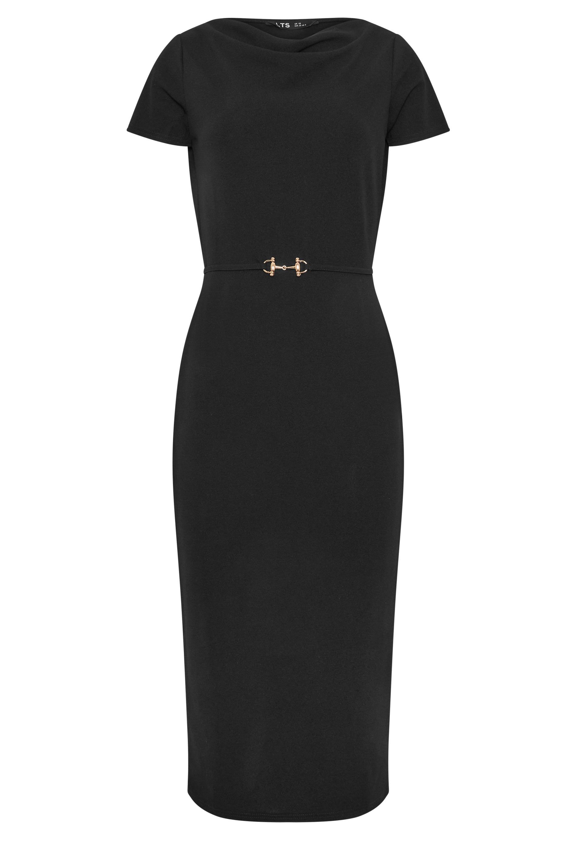 Long Tall Sally Tall Scuba Buckle Midi Dress