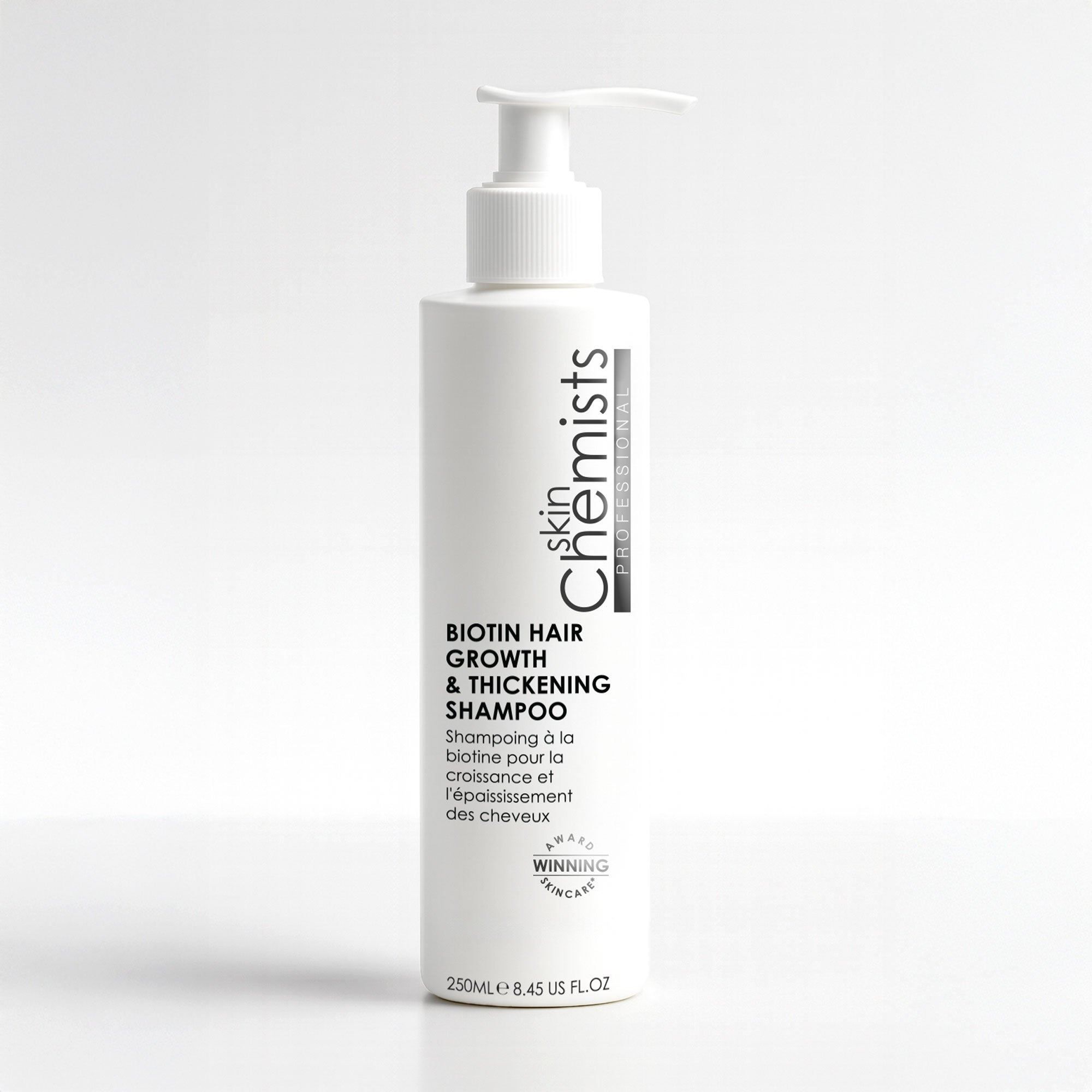 skinChemists professional Biotin Hair Growth & Thickening Shampoo 250ml for Fine Lines and Anti-Ageing