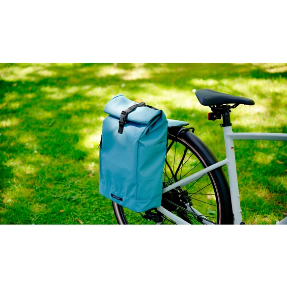 Seitentasche, Rucksack, wasserdicht, LxBxH: 29x14x40 cm, 16 l, blau