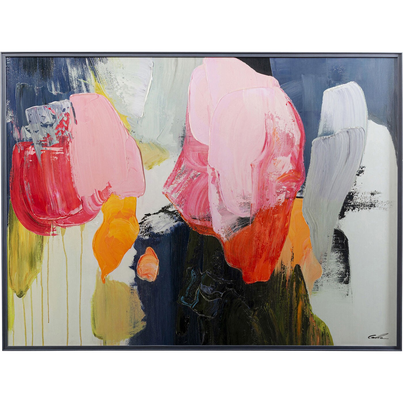 Kare Design Schilderij Abstract High Gloss 160x120cm roze