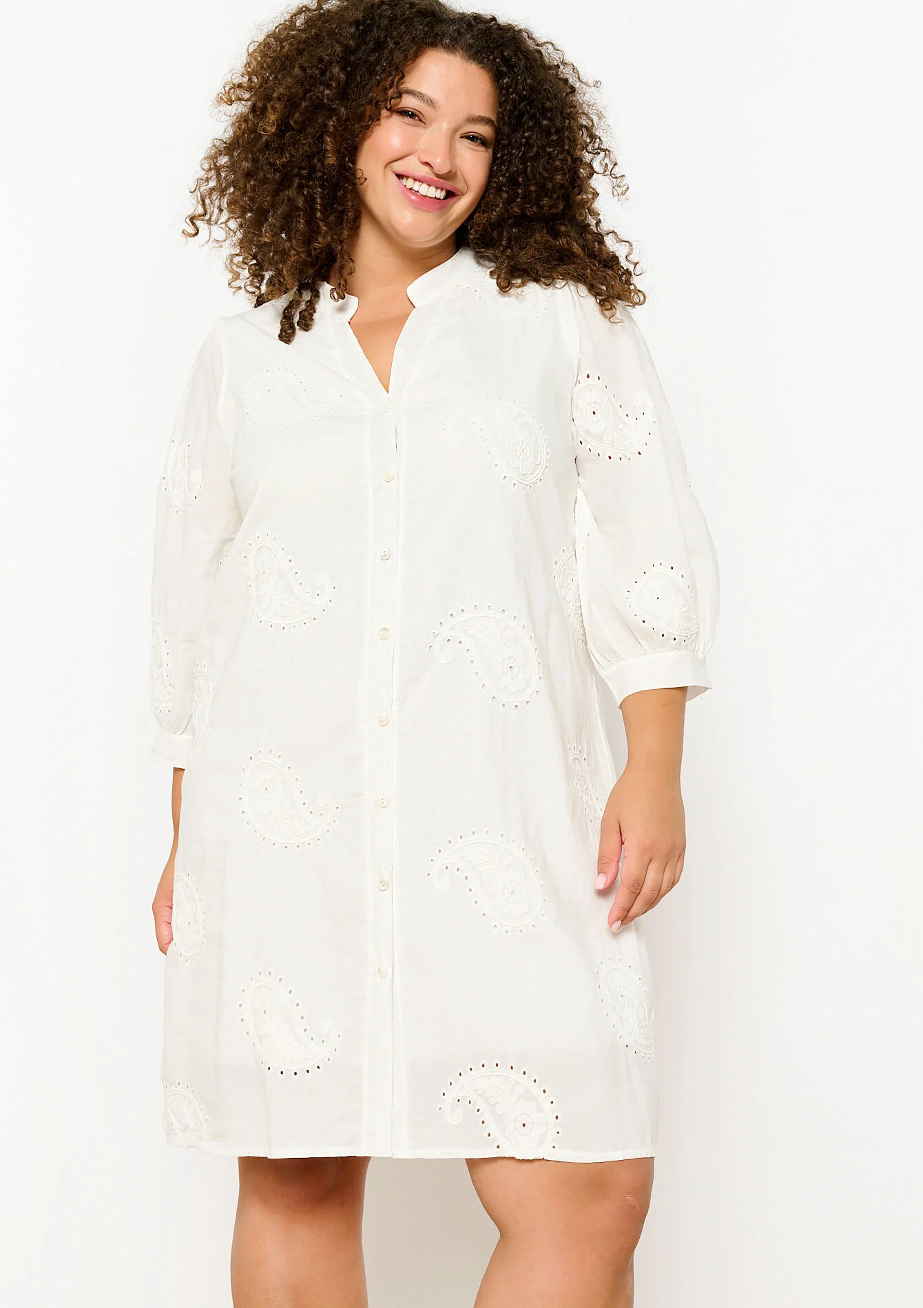 Hemdjurk met broderie