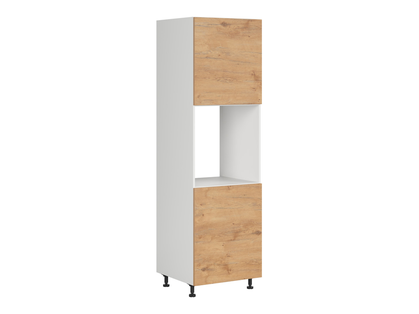 Szafka pod zabudowę piekarnika Hamper 60 cm prawa dąb lancelot