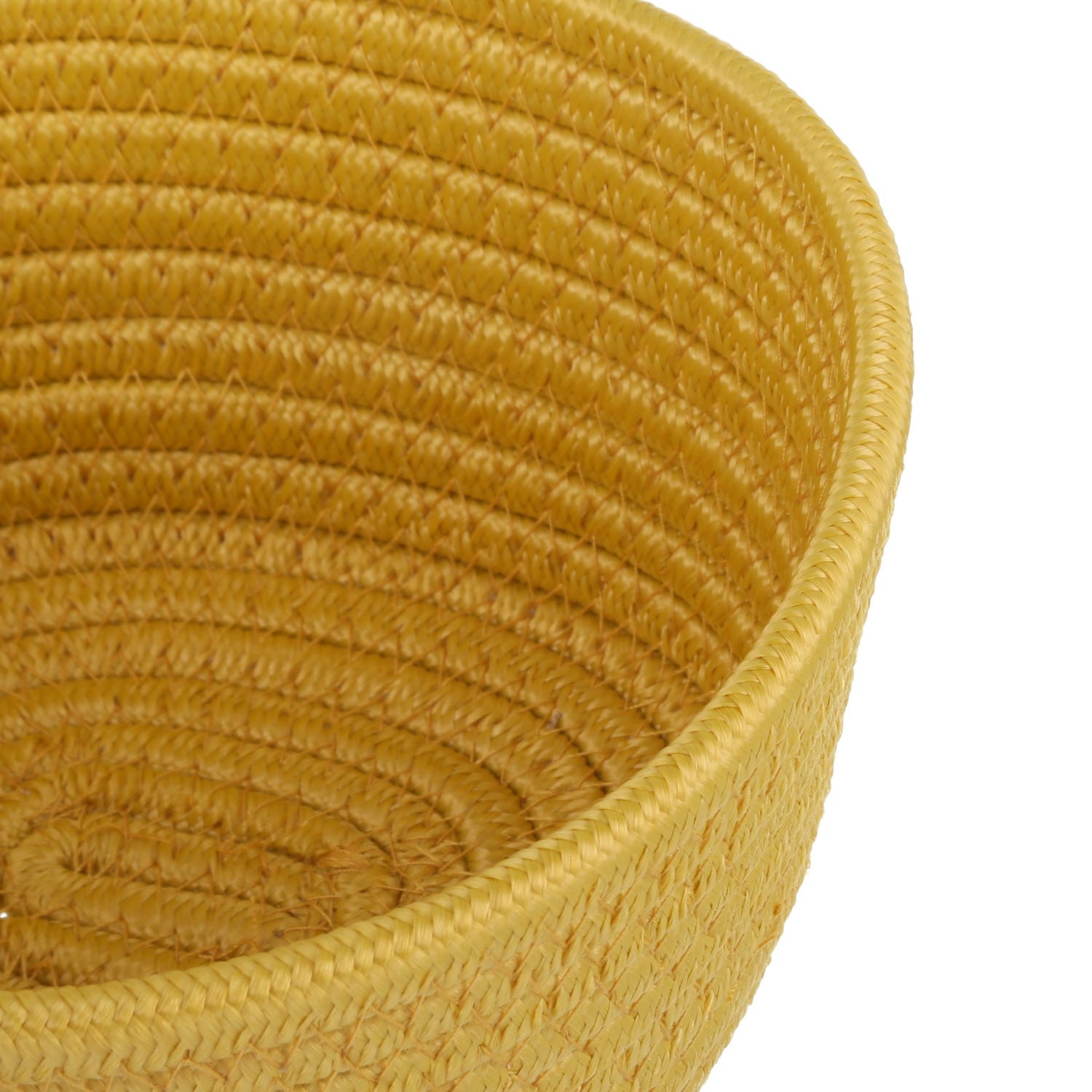 Cestino portaoggetti bagno 18x10 cm senape in polipropilene