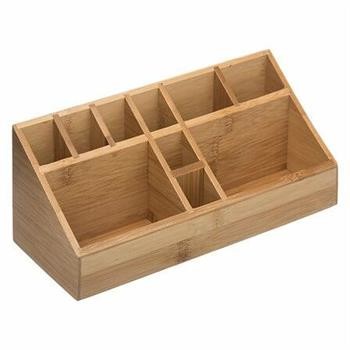 Organizer bambusowy z 10 przegródkami