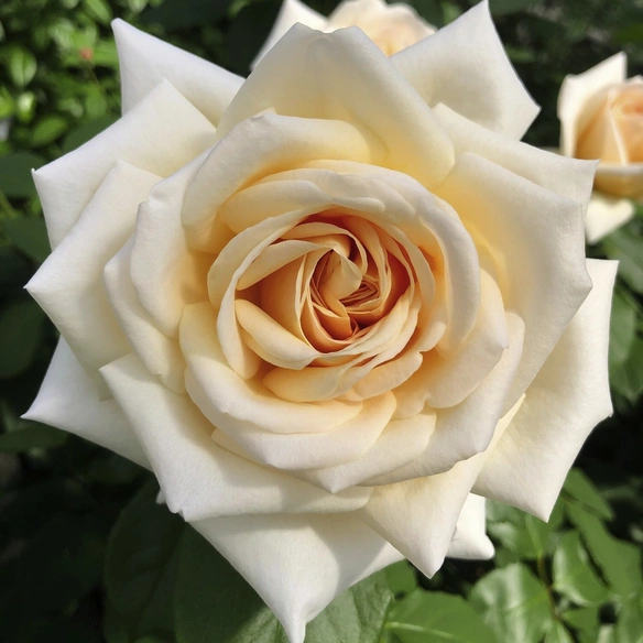 Edelrose, Rosa »Courage®«, Blüte: apricot, stark gefüllt
