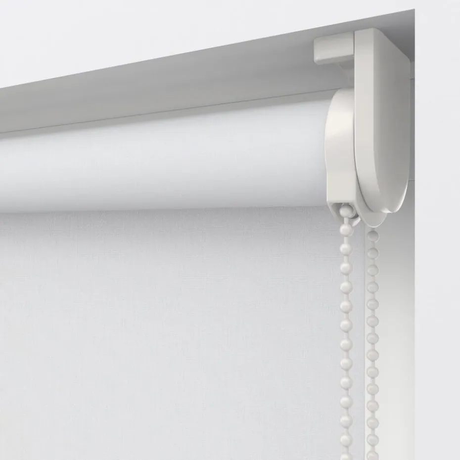 Kwantum Rolgordijnen | Fenstr Rolgordijn Lizzy  Lichtdoorlatend Wit