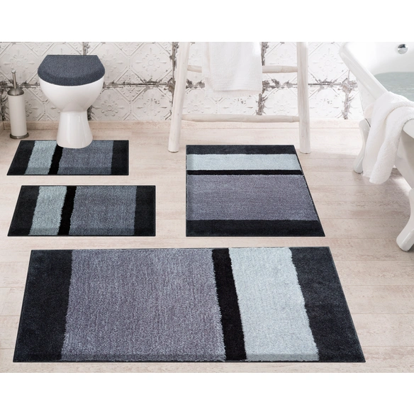 Badematte »Room«, BxL: 60 x 100 cm, anthrazit, aus 100% Polyacryl