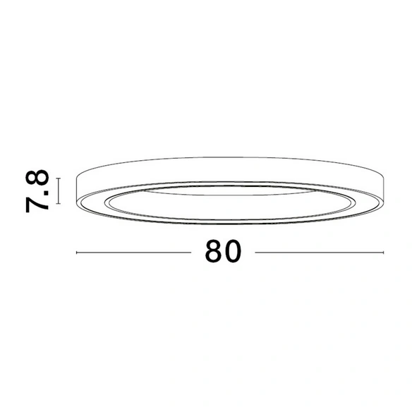 Deckenleuchte »Sting «, LED, 50 W, Höhe: 7,8 cm, bronzefarben