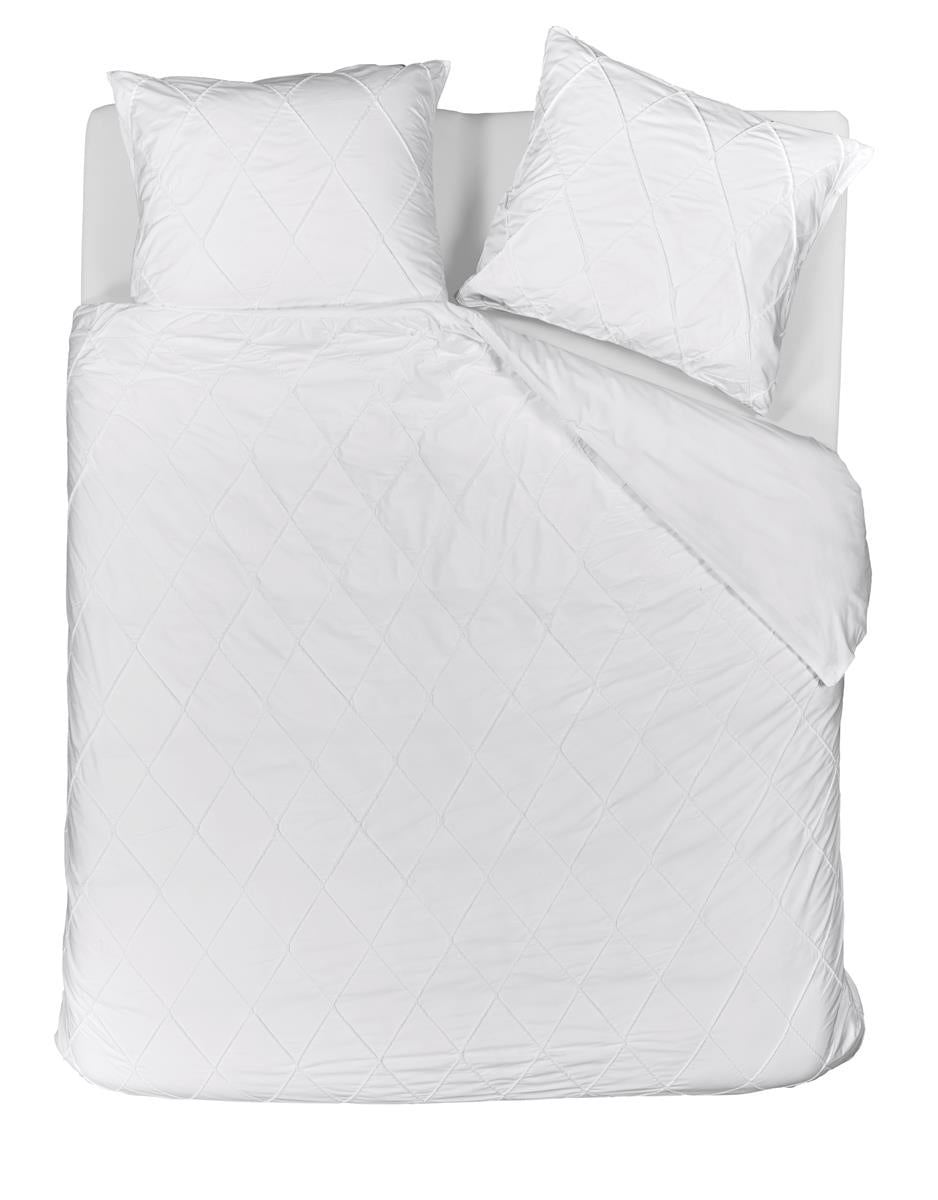 Riviera Maison dekbedovertrek Elegance - 240x200/220 cm - wit