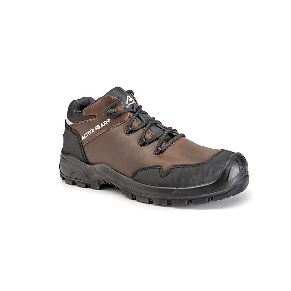 Chaussures de sécurité basses légères mixtes sans métal ACTIVE GEAR A-FORCE LOW S3 SRC Marron 44