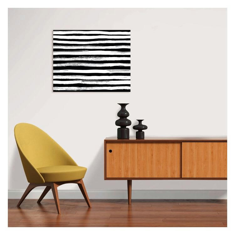 SHARPI - Poster en papier noir et blanc 50x40 cm