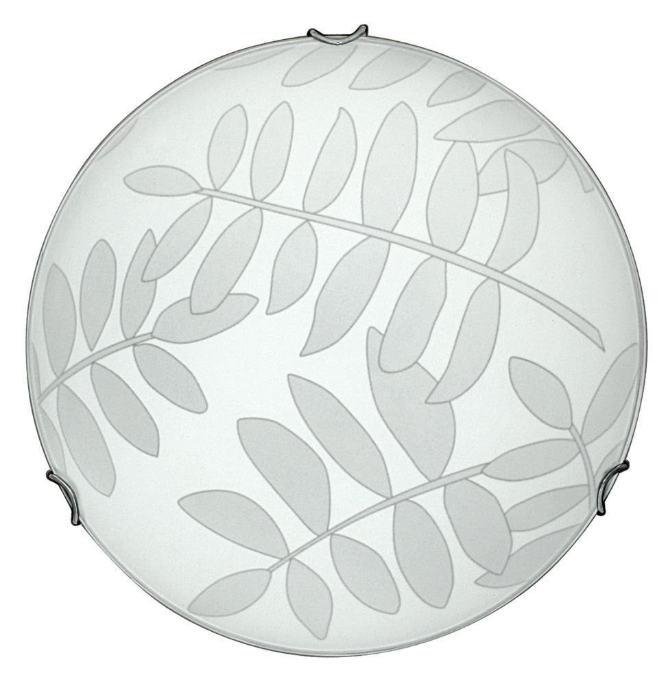 Plafonchromowany biały okrągły 30cm LETYCJA 1xE27x40W IP20 Candellux