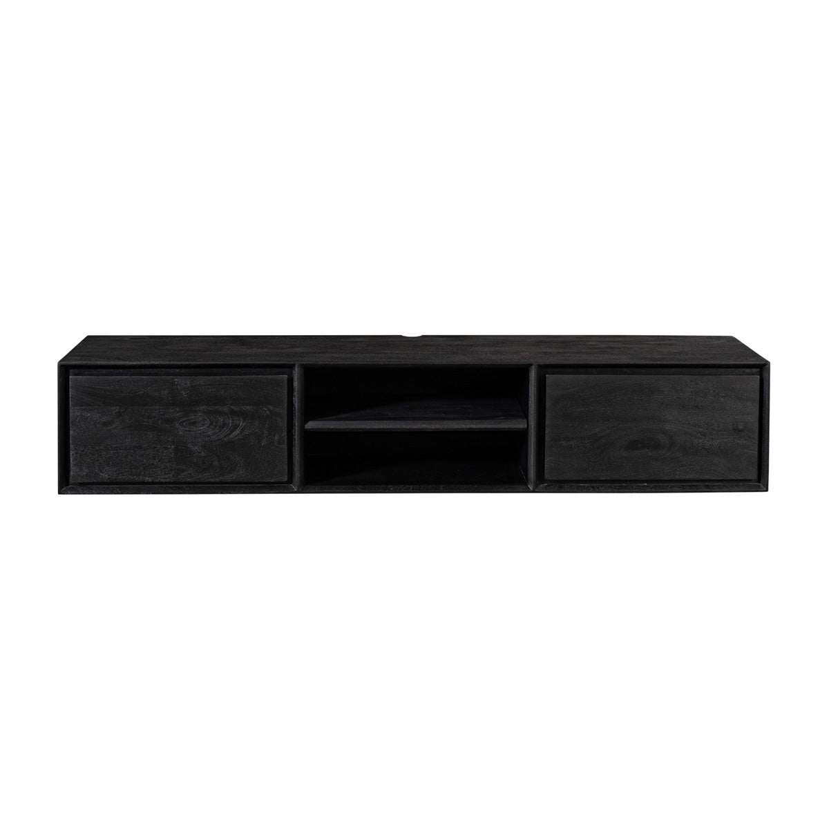 Starfurn Tv-meubel Ambiance - Zwevend - Zwart Hout - 160x35x30cm