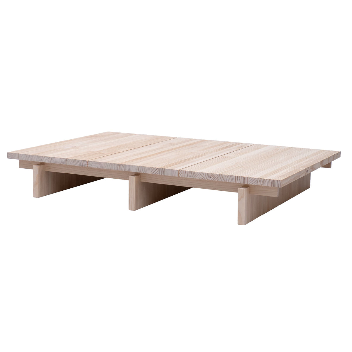 Naan Furniture Salontafel Nova - Natuurlijk gelakt massief grenen - 135 cm