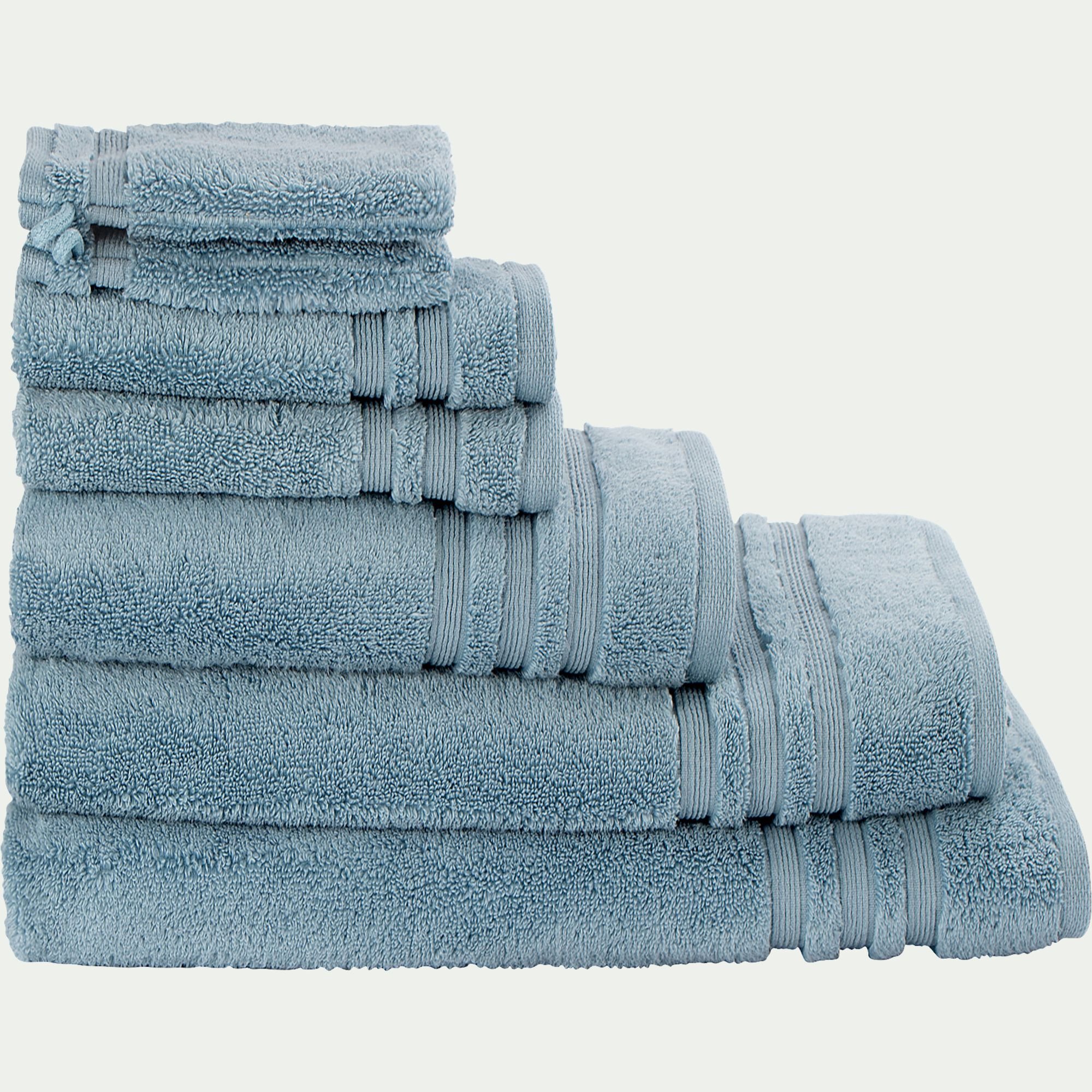 NOUN - Linge de toilette - bleu autan