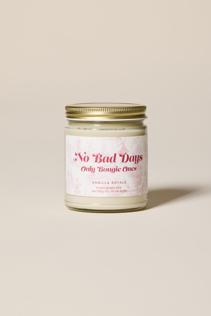 No Bad Days Scented Candle Jar 9oz