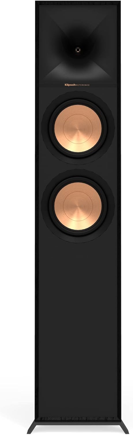 Klipsch Reference Next-Generation R-600F Horn-Loaded Floorstanding Speaker for Best-in-Class Home Theater