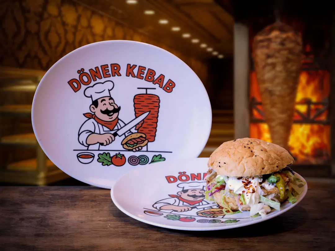 Flacher Teller 4er-Set Gourmet