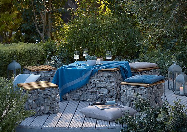 Kit gabion Blooma Gabbiana 40 x 30 x h.40 cm