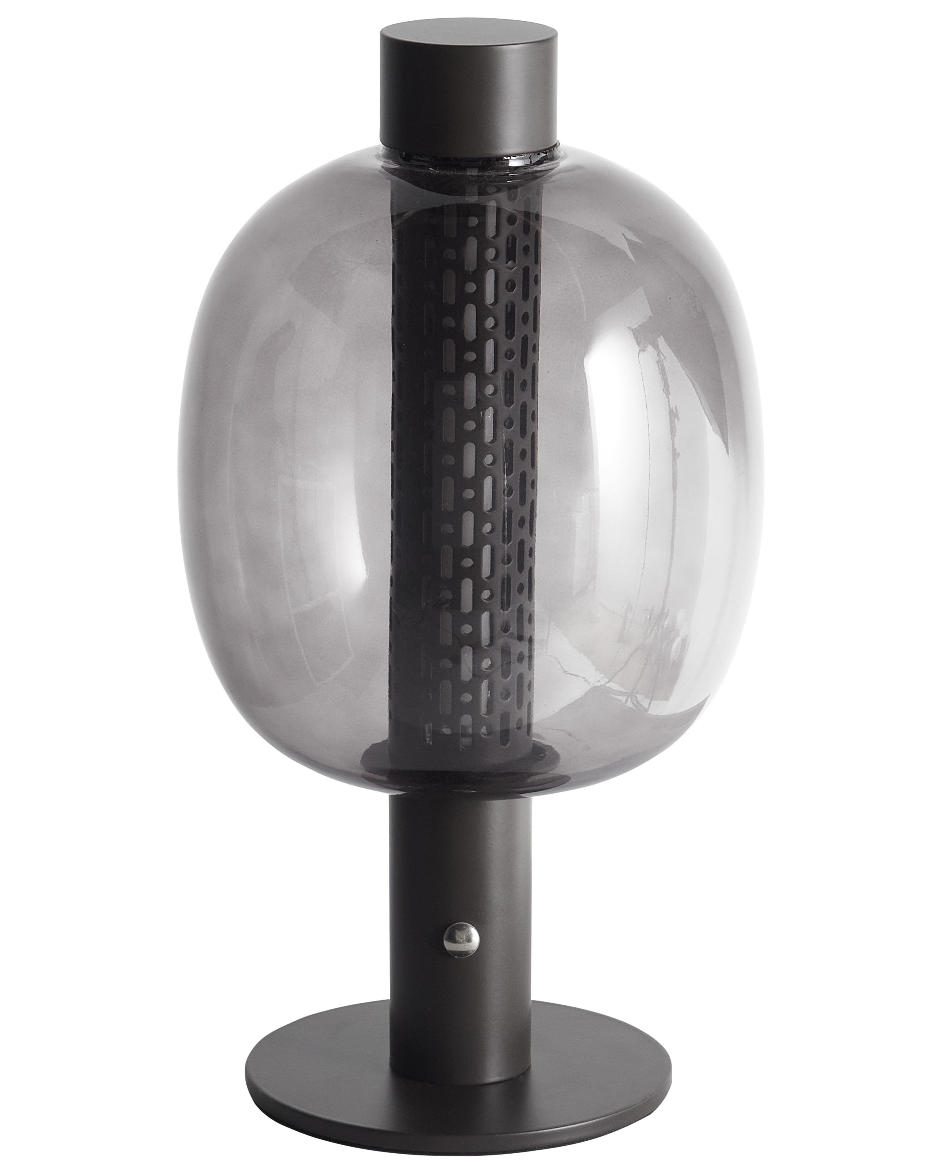 Wireless LED Table Lamp PULANGI with Dimmer Metal Black