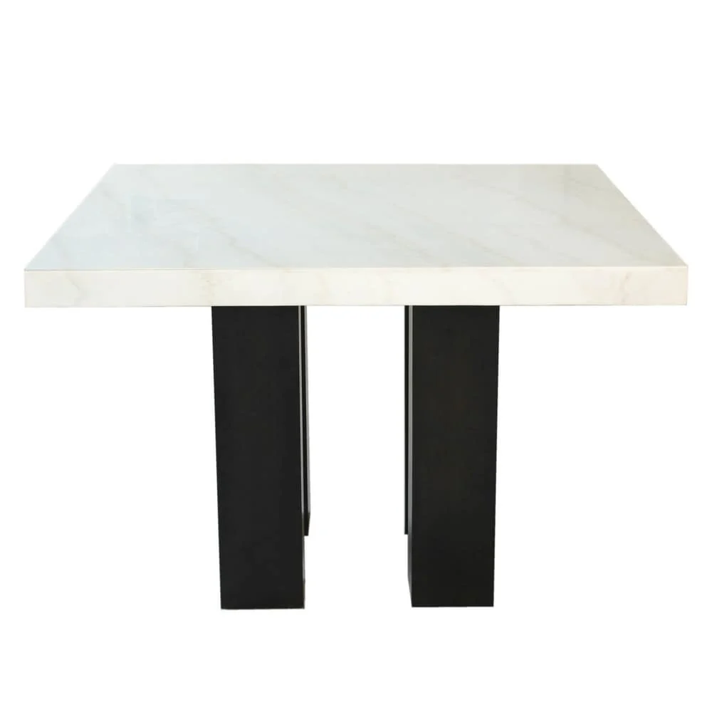 Steve Silver Mhlanga 54-inch Square Standard Height Dining Table - White