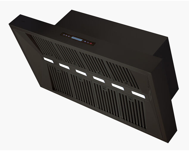 Excelsior Black Wall Mounted BBQ Rangehood - 1480 x 800mm