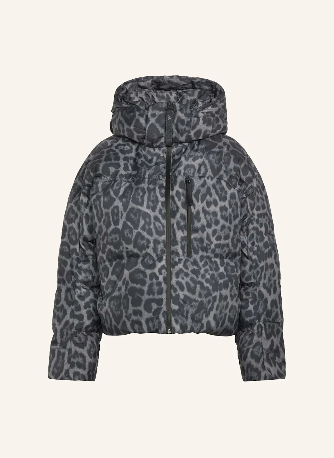 adidas by Stella McCartney Steppjacke ADIDAS BY STELLA MCCARTNEY SHORT PADDED PRINTED mit abnehmbarer Kapuze