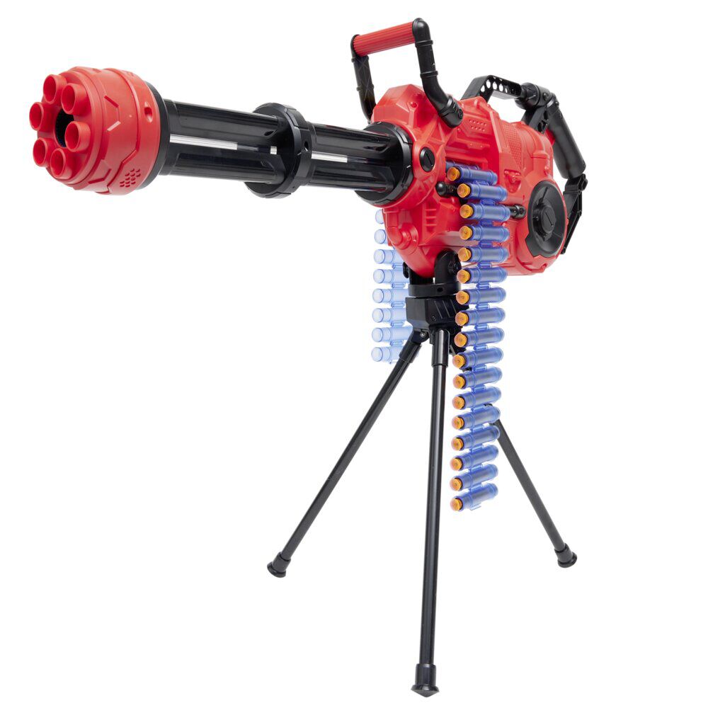 Mitrailleuse électrique Thundershot avec 40 fléchettes ventouses et trépied