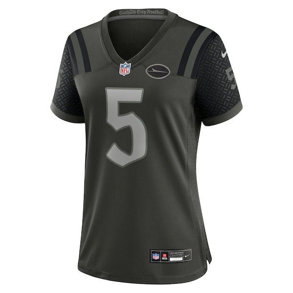 Garrett Wilson New York Jets Nike Women's 2025 Rivalries Collection Game Jersey - Gotham Green