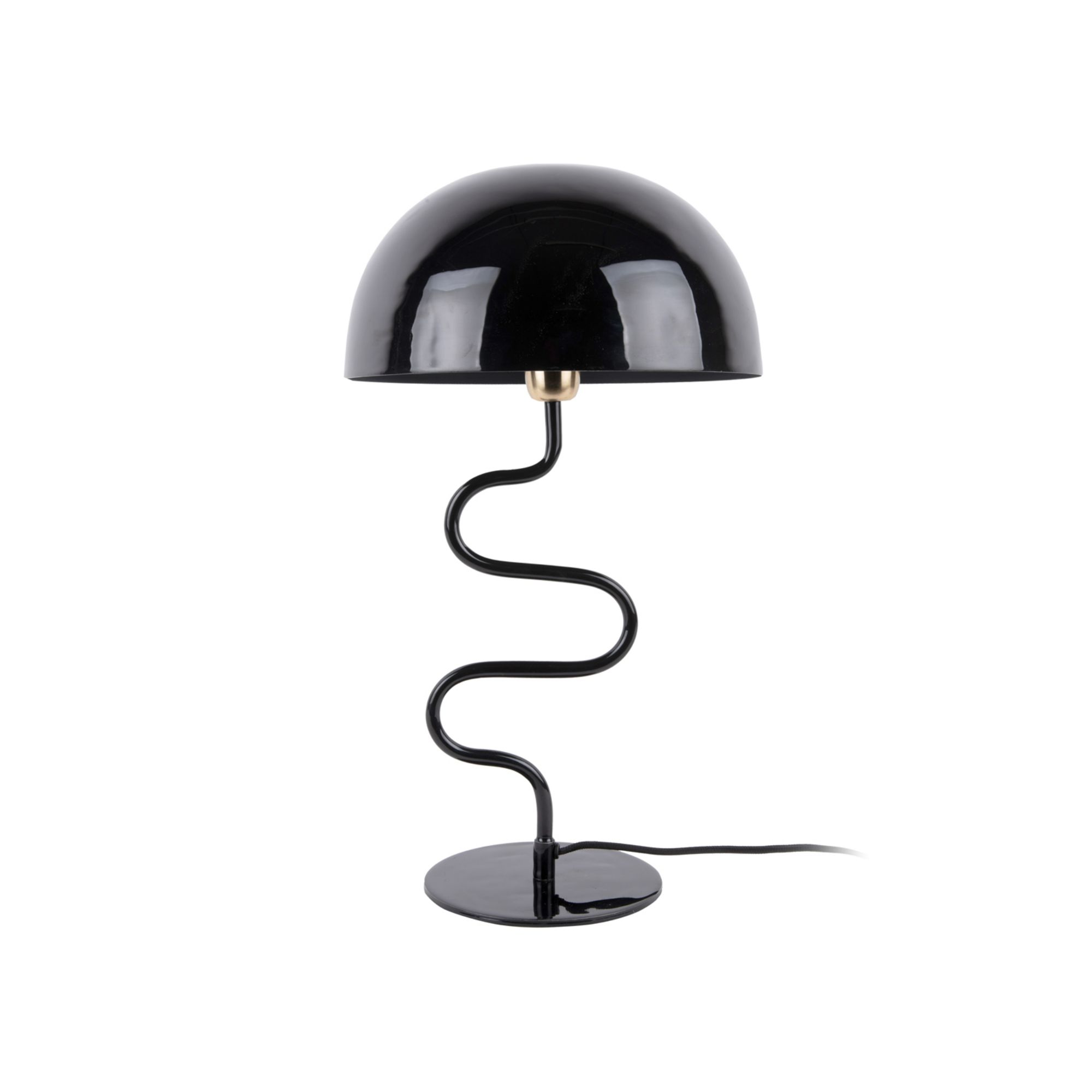 Leitmotiv tafellamp Twist - zwart - 31x31x54cm - Paddenstoellamp