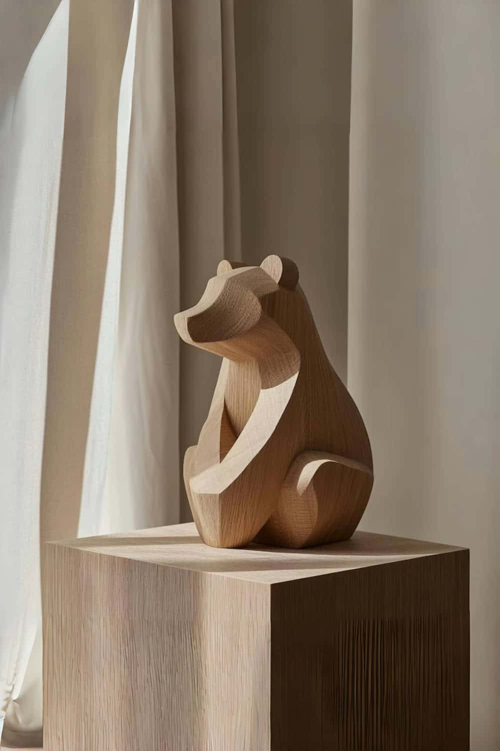 Bear Wood Sculpture #WA096