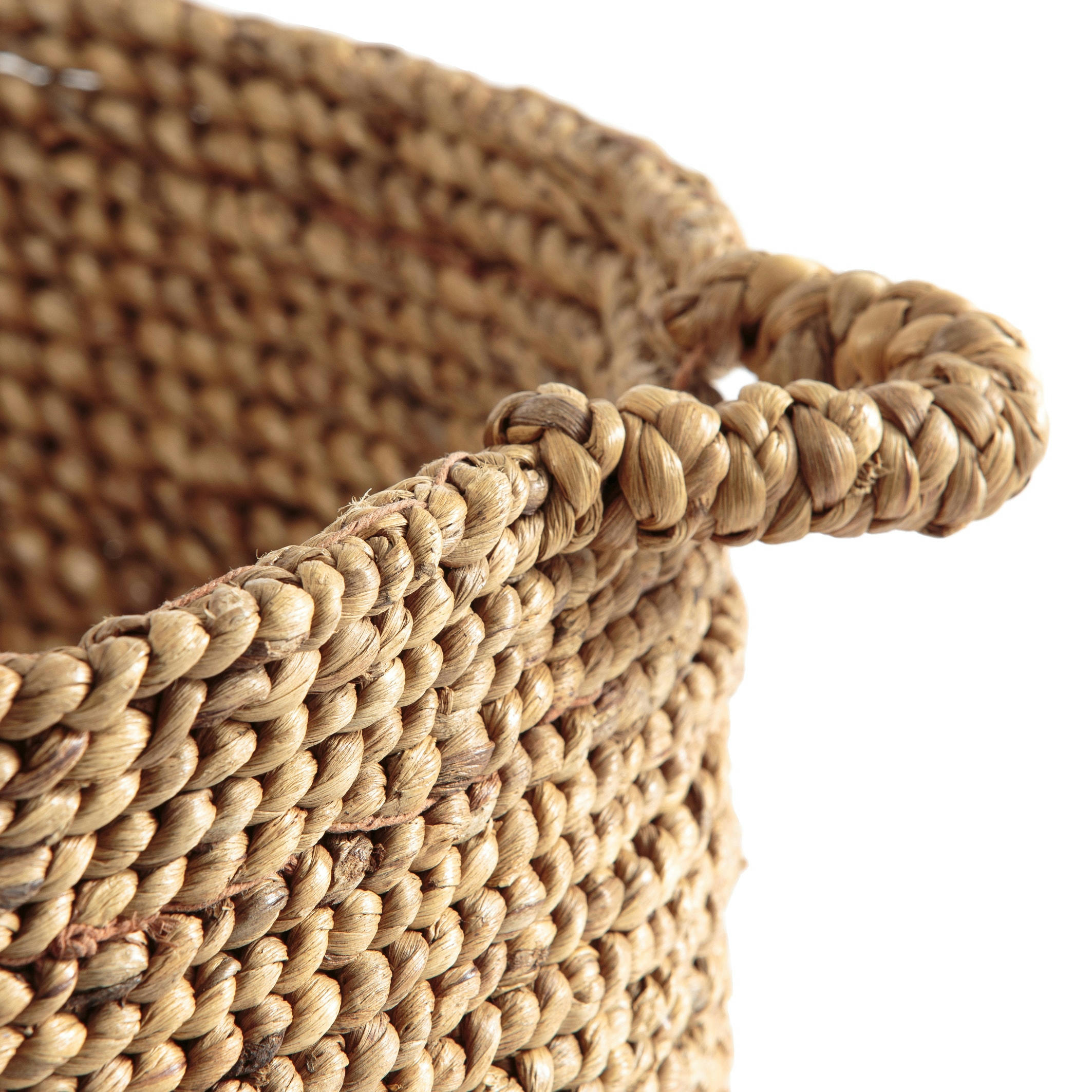 Panier tressé rond H37 cm, Raga
