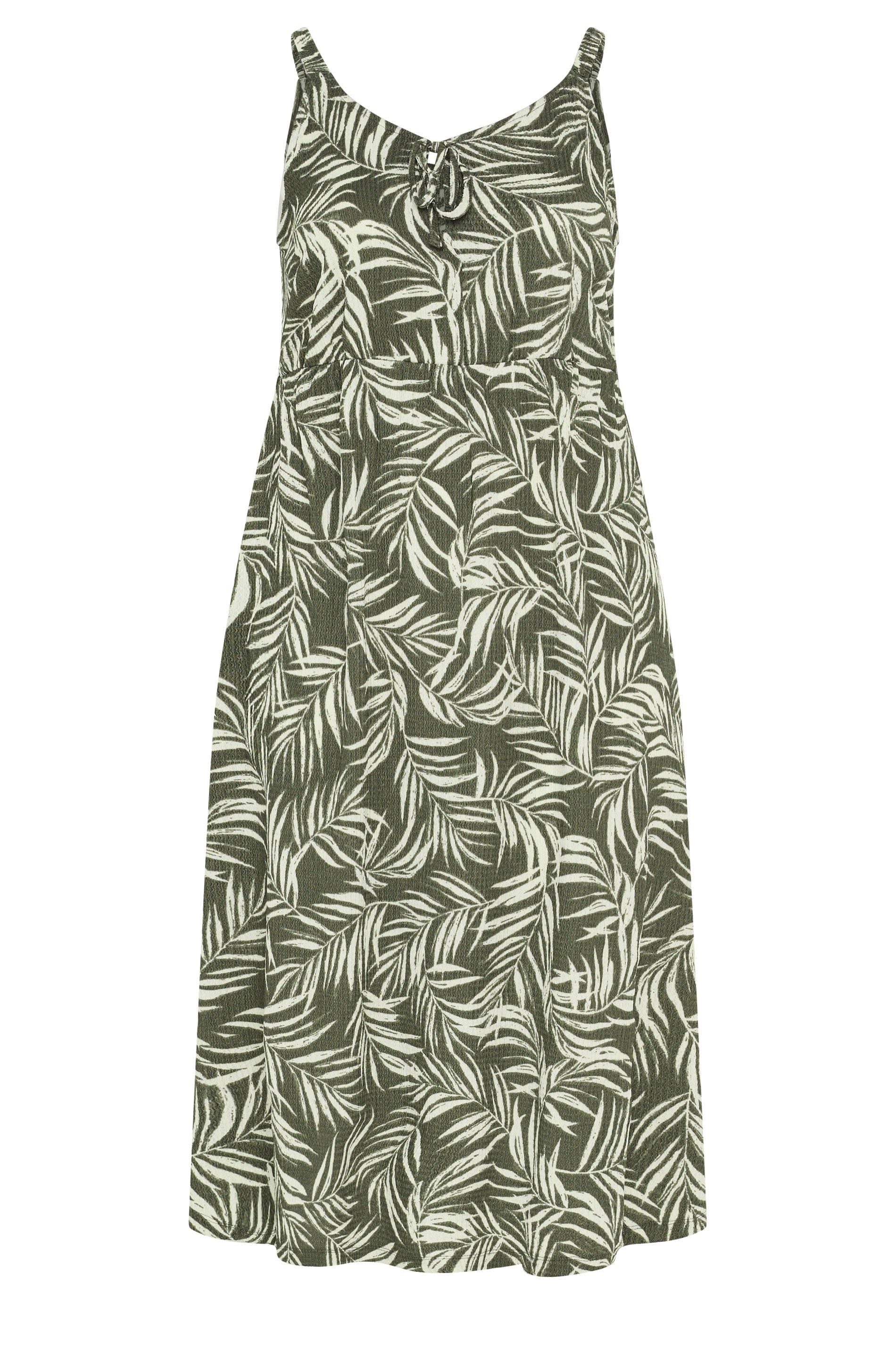 Yours Printed Keyhole Midi Dress