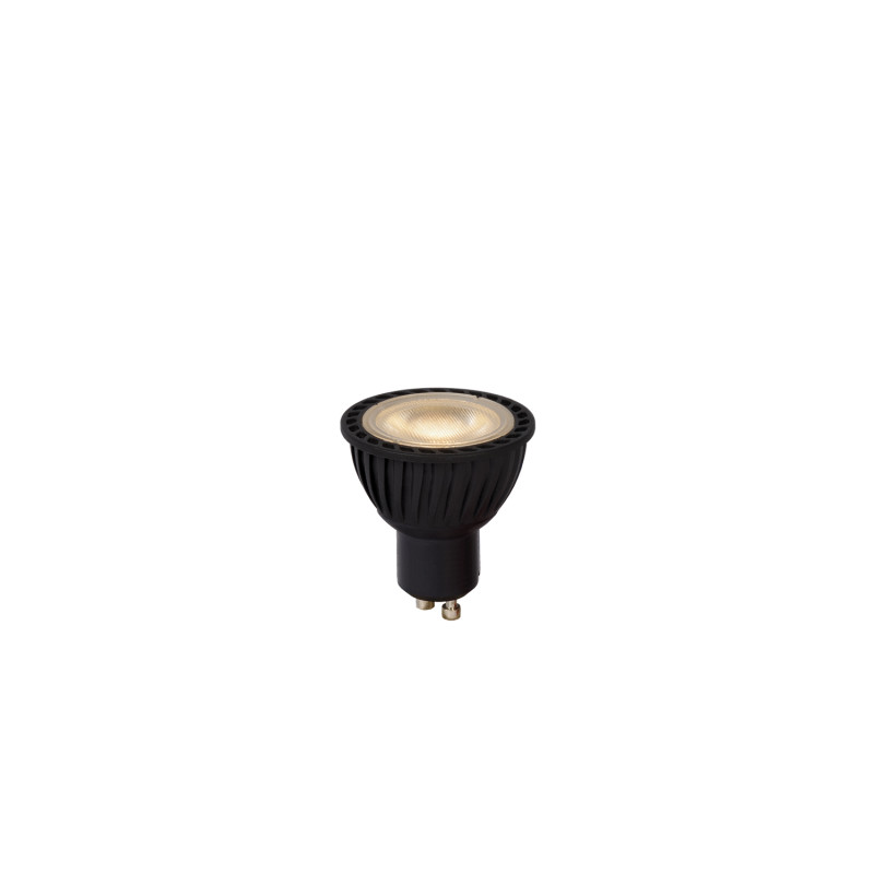 Ampoule LED MR16 noire dimmable Ø 5 cm GU10 5 W 3 pièces LUCIDE