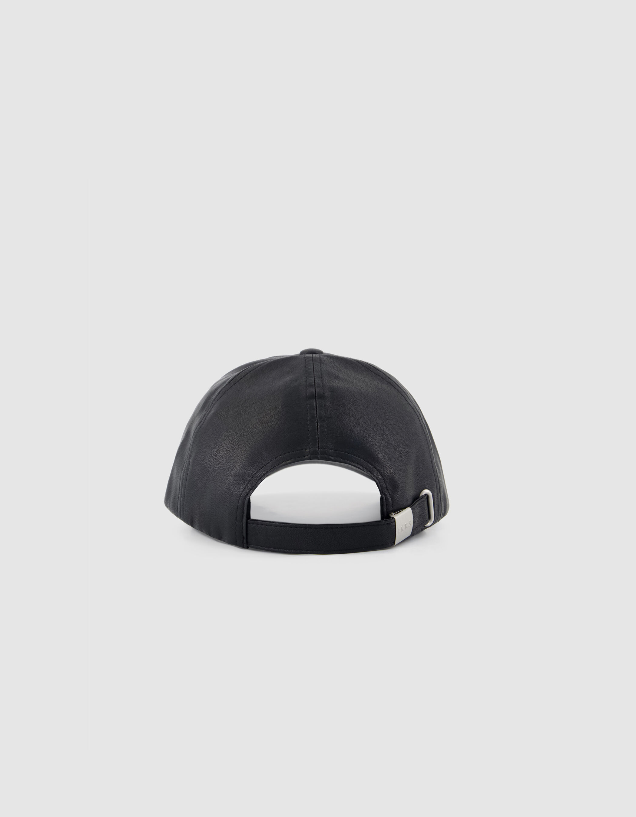 Casquette noire broderie ton sur ton Femme