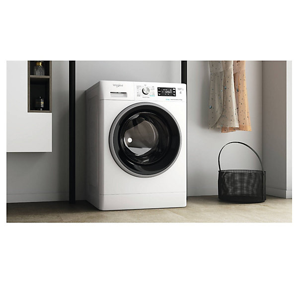 Lave-linge frontal 10kg 1400 tours/min blanc Whirlpool FFBD10469BSVFR