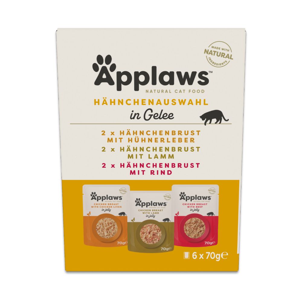 Applaws Cat Pouch in Jelly 6 x 70g