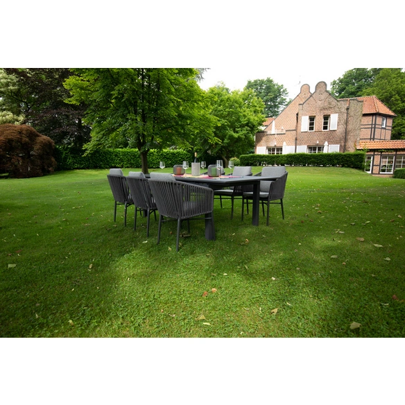 Loungemöbel-Gruppe, Gartenmöbelset, anthrazit