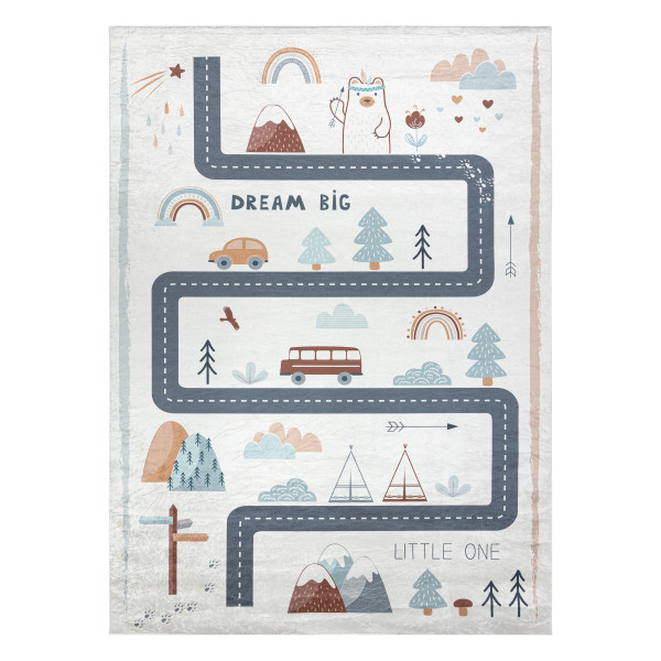 Dywan do prania BAMBINO 46980 Las, ulice, uliczki dla dzieci, 80x150 cm