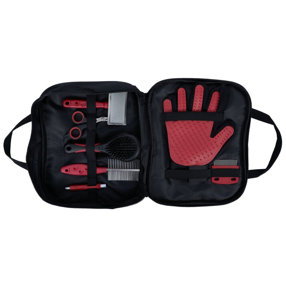 Set de 7 accessoires de toilettage pour chien