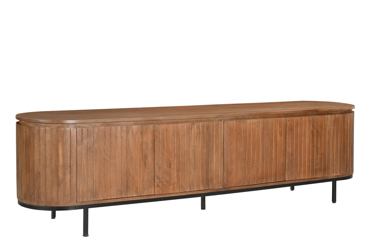 Livingfurn tv-meubel Noor Natural - 210cm - mangohout