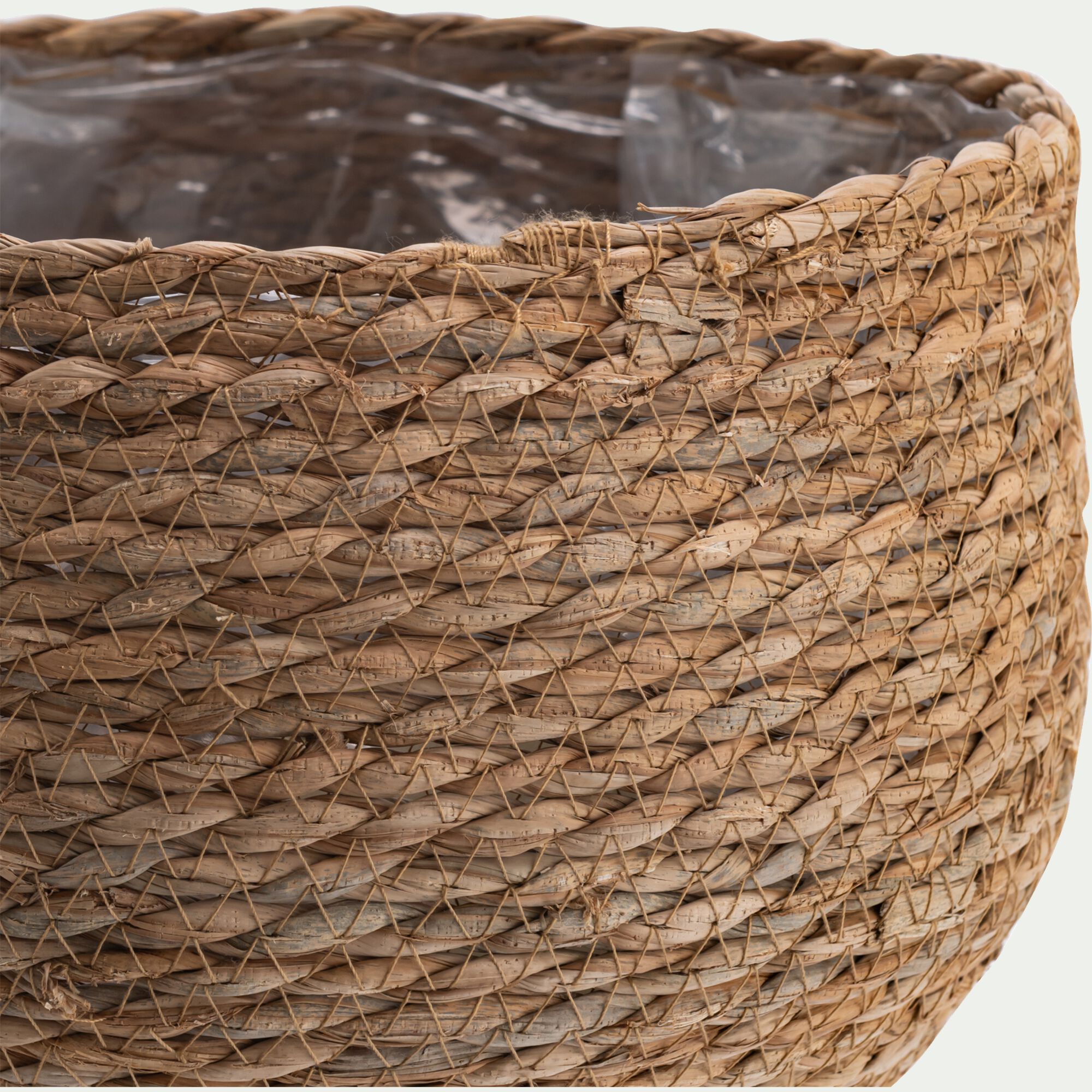 LONNI - Cache-pot en quenouille D24,5cm - naturel