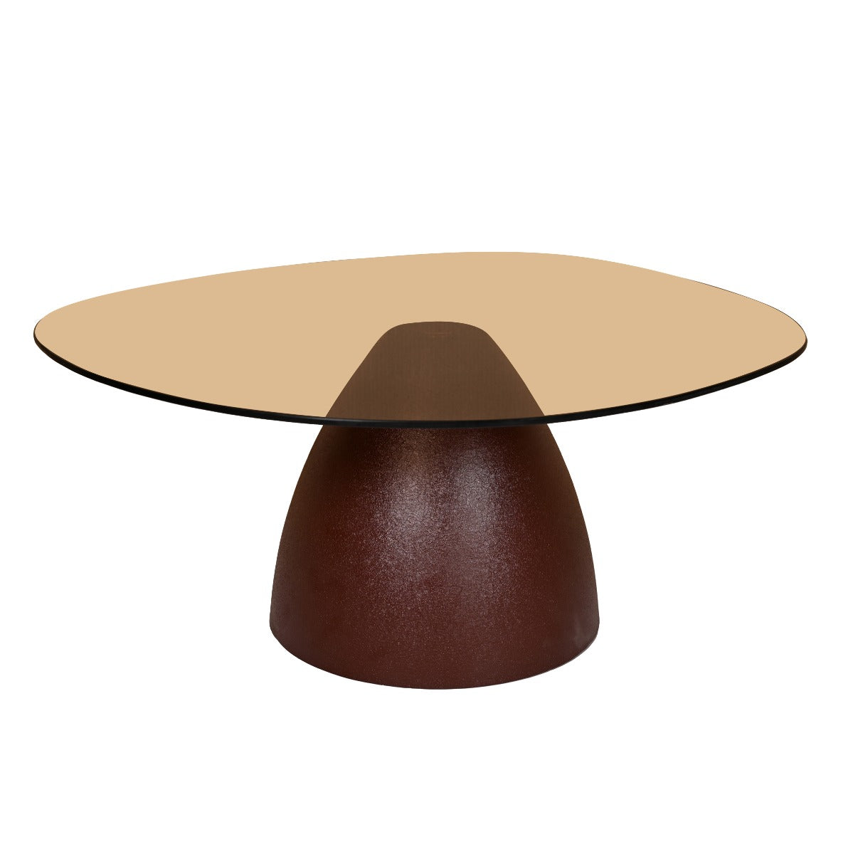 Brix salontafel Mylon Burgundy - 86cm - bruin