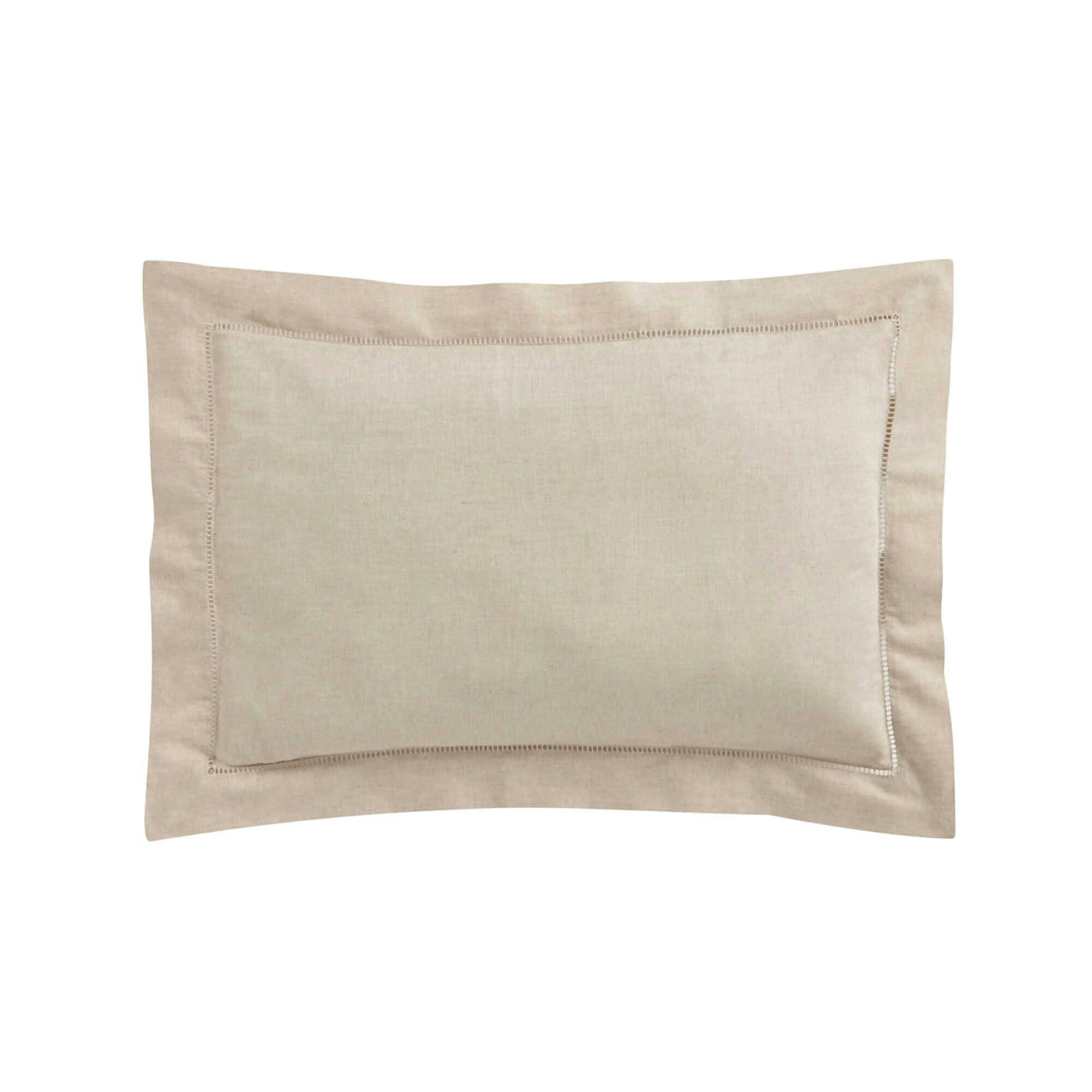 VENISE - Taie d'oreiller en lin métis naturel 50x75