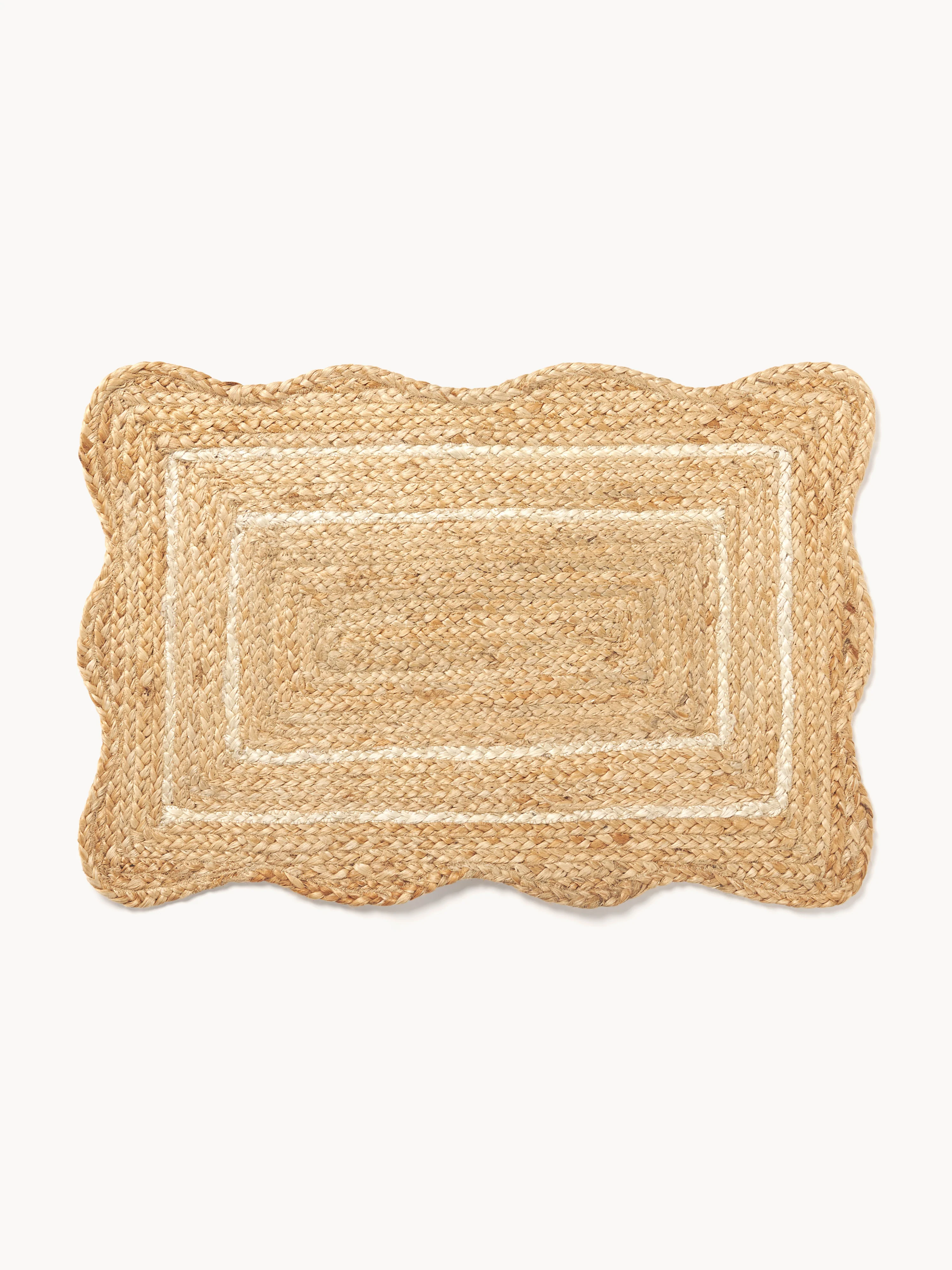 Handgewebte Jute-Fußmatte Fayla
