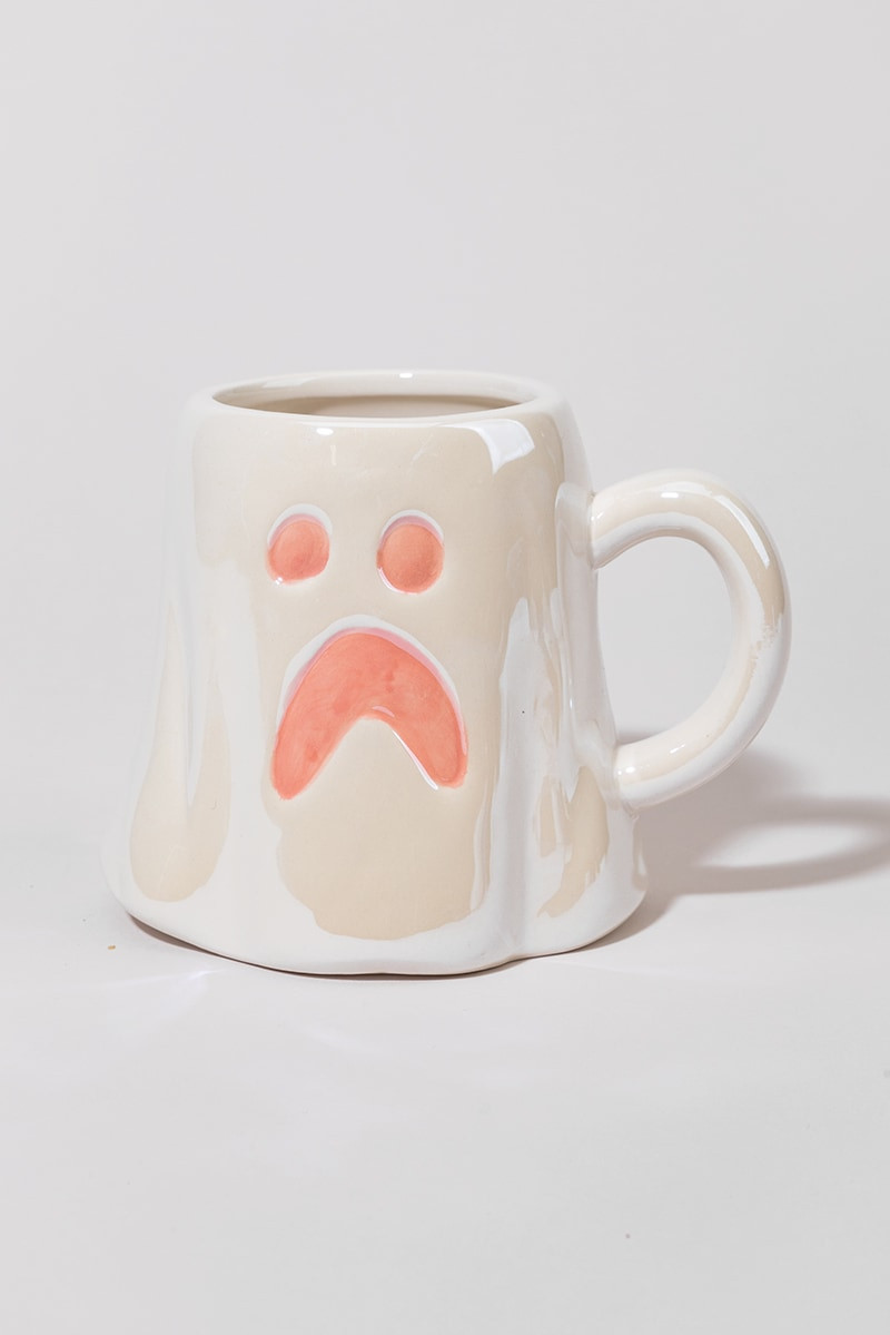 Stacy Pink Detail Ghost Ceramic Mug