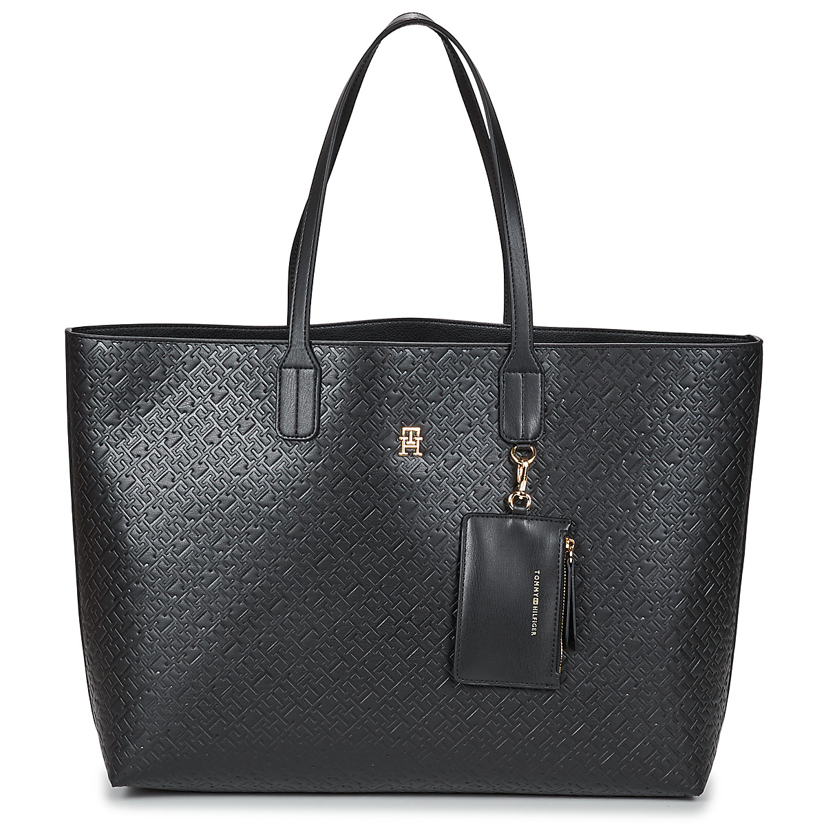 Tommy Hilfiger - TH ICON TOTE MONO - Black