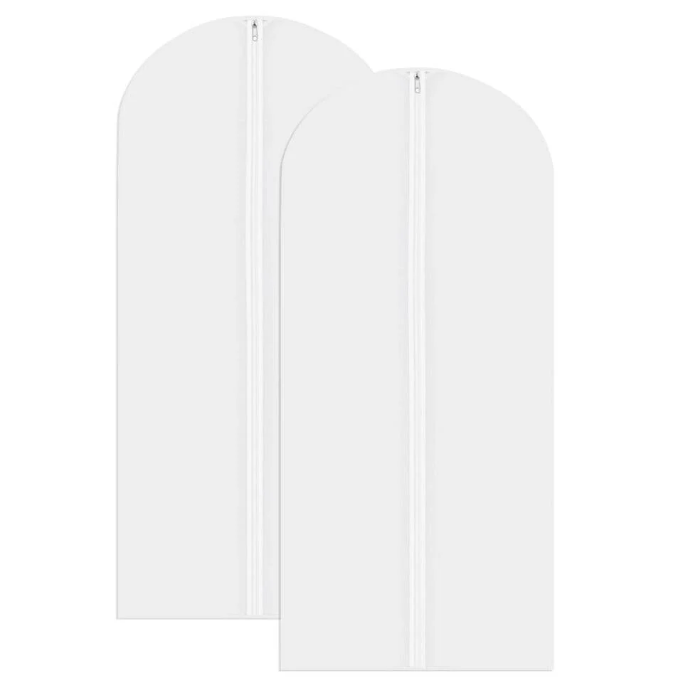 Clear Full-Zip Suit Dress Storage Cover
