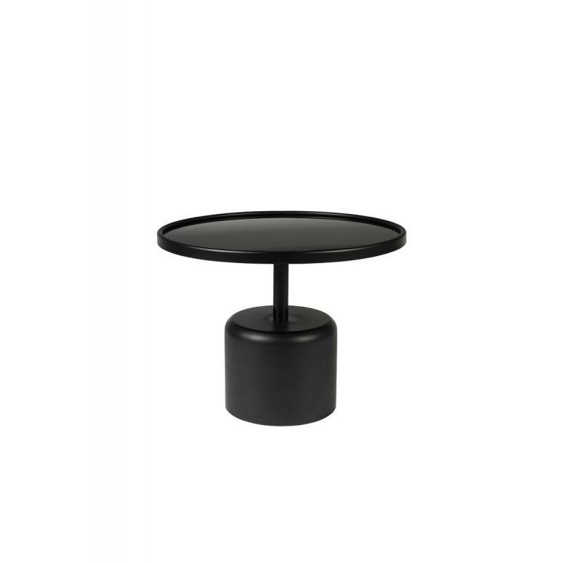 - Table basse design en bois noir